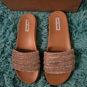 Steve Madden Drips Rhinestones slides